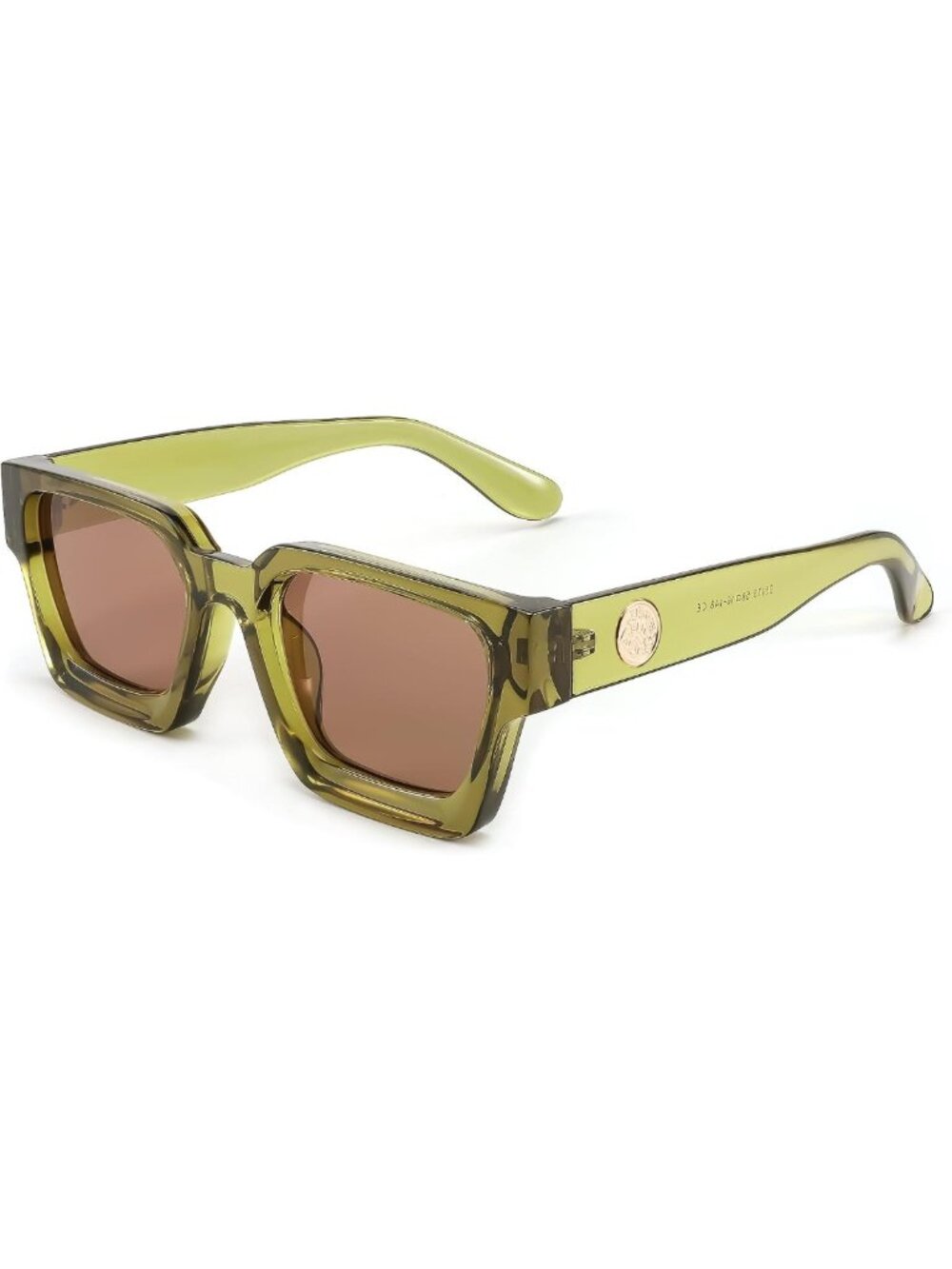 Retro 90s Chunky Square Sunglasses for Women & Men - Vintage Style Eyewear
